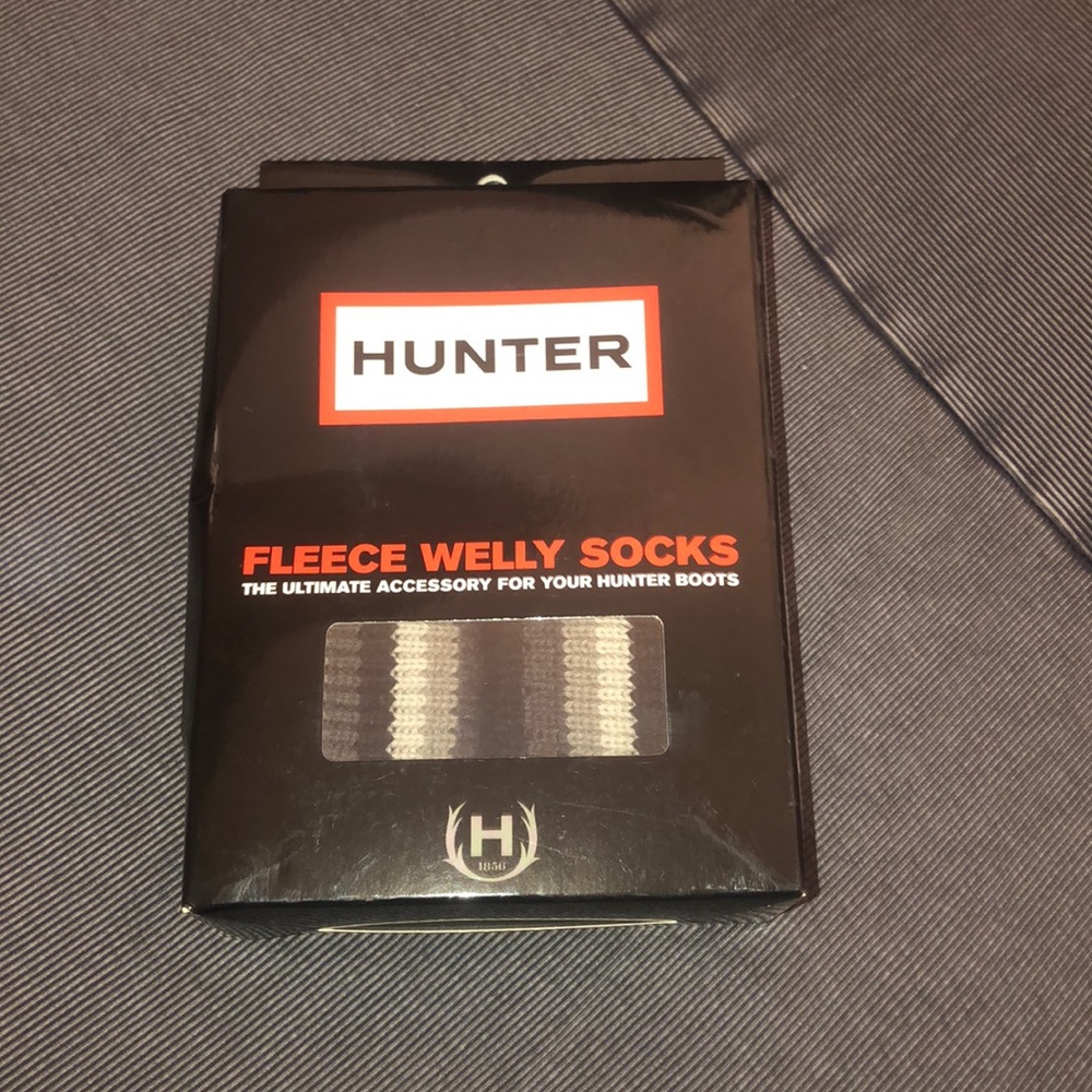 NEW IN BOX hunter fleece welly socks